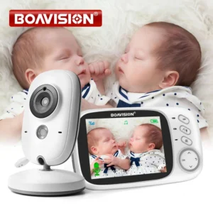 vb603 video baby monitor 2.4g wireless with 3.2 inches lcd 2 way audio talk night vision surveillance security camera babysitter