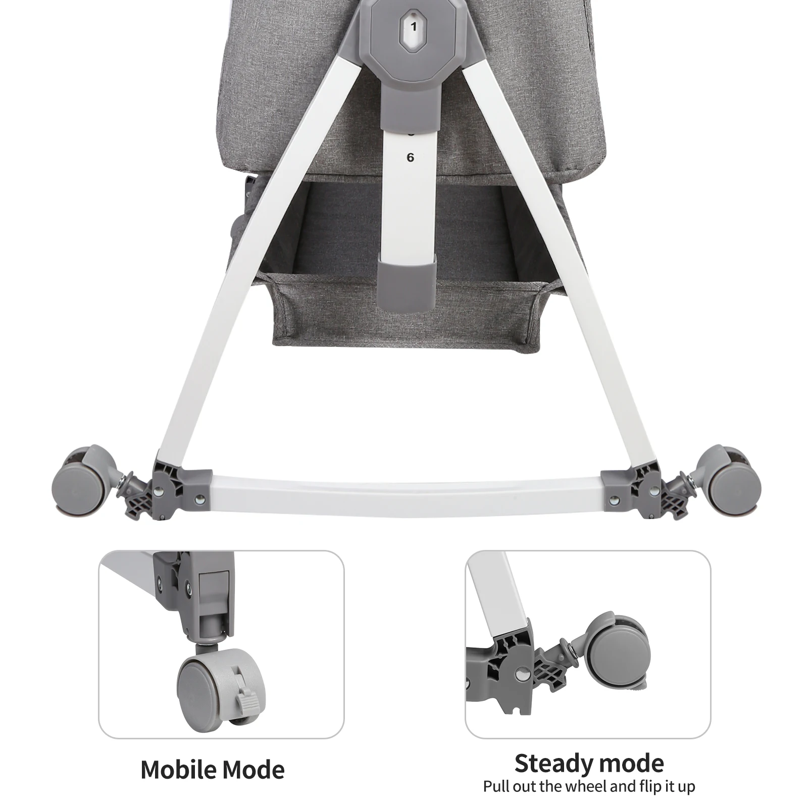 cododo extra bed, 3 in 1, baby bed, crib with mattress, height adjustable 6 levels, reclinable, compatible with different beds, foldable and easy to carry, gray/black/beige/blue cododo extra bed, 3 in 1, baby bed, crib with mattress, height adjustable 6 levels, reclinable, compatible with different beds, foldable and easy to carry, gray/black/beige/blue