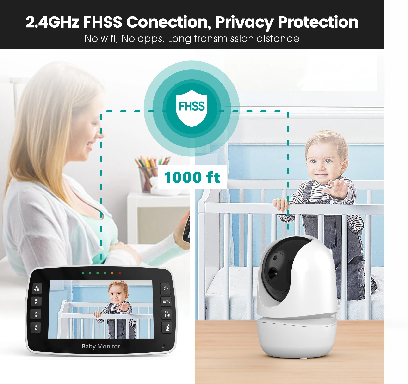news 4.3inch ips screen wireless ptz intercom baby monitor temperature display nanny cam long distance baby sitter camera news 4.3inch ips screen wireless ptz intercom baby monitor temperature display nanny cam long distance baby sitter camera