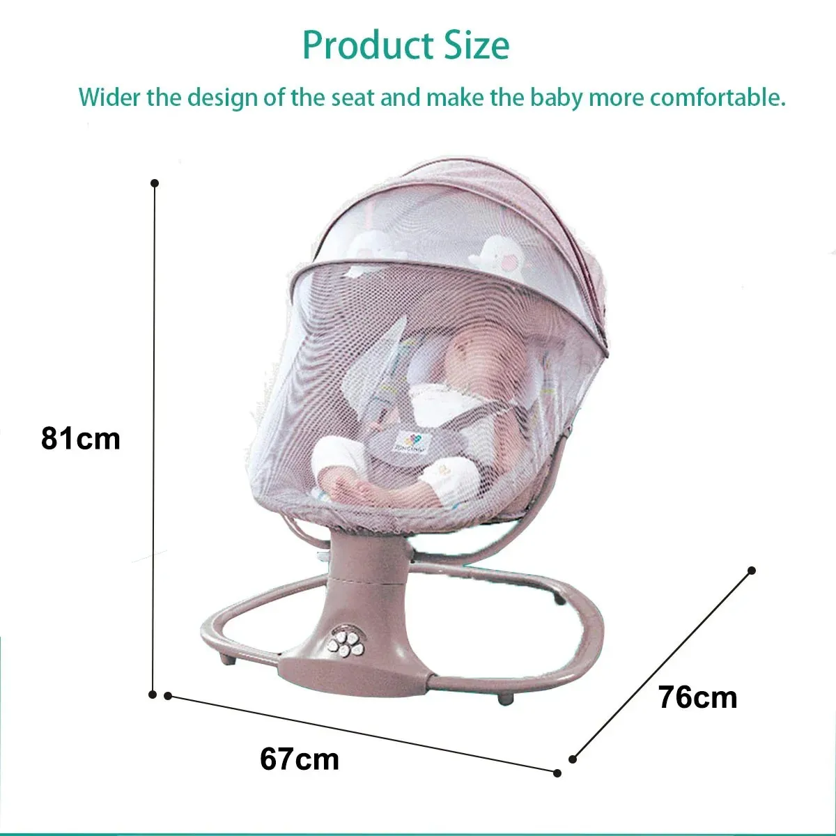 electric baby cradle mosquito net bluetooth music baby rocking chair remote multifunctional baby crib for newborns baby items electric baby cradle mosquito net bluetooth music baby rocking chair remote multifunctional baby crib for newborns baby items