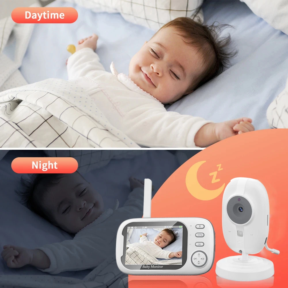 cdycam new 3.5 inch wireless video baby monitor night vision temperature monitoring 2 way audio talk baby nanny security camera cdycam new 3.5 inch wireless video baby monitor night vision temperature monitoring 2 way audio talk baby nanny security camera