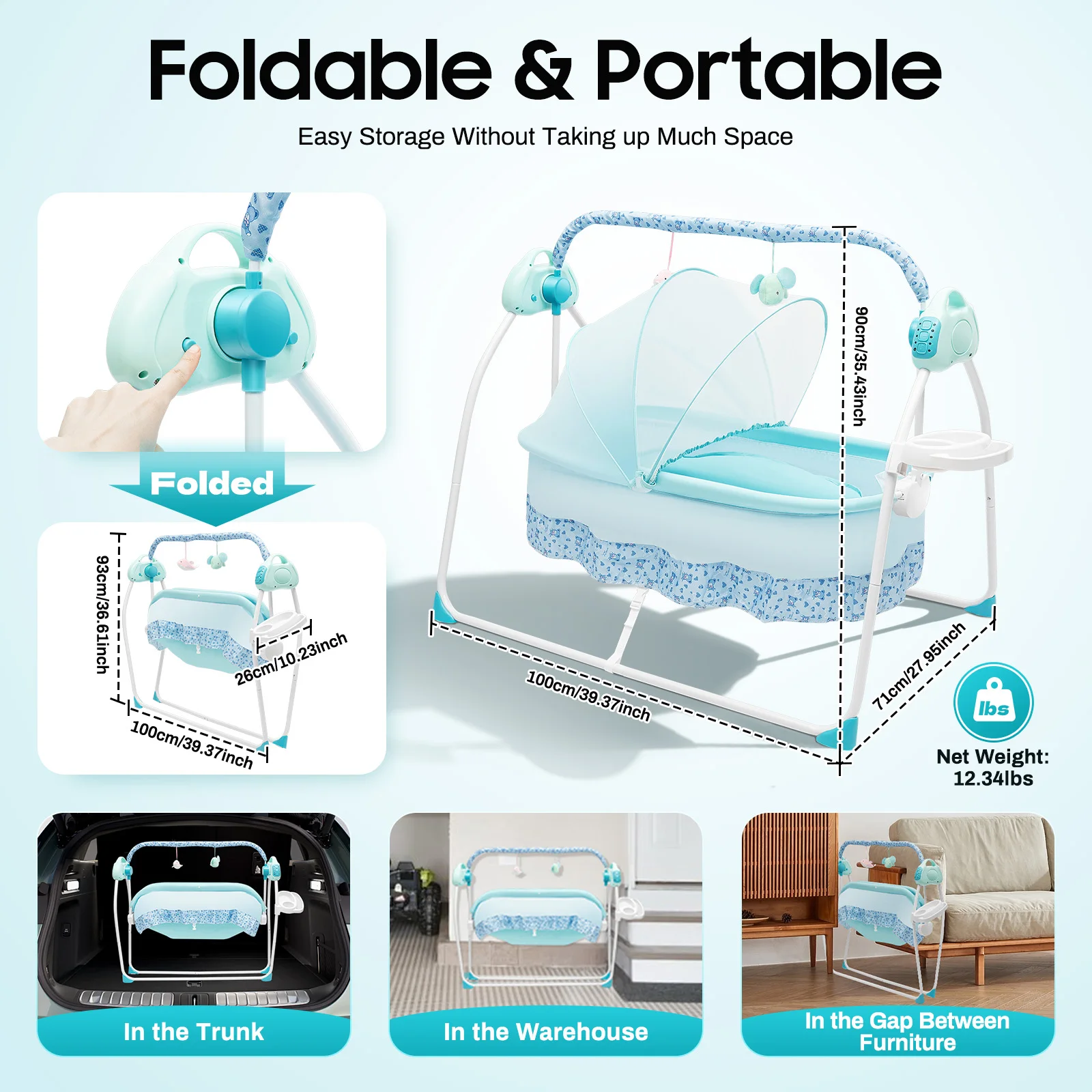 electric baby cradle with remote control foldable bassinet for newborns 5 speed swing modes bluetooth music timer sleep aid electric baby cradle with remote control foldable bassinet for newborns 5 speed swing modes bluetooth music timer sleep aid