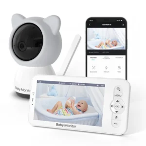 abre baby monitor two way talk video surveillance camera built in lullabies smart home