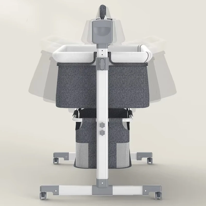 smart electric baby cradle with auto swing bluetooth music timer control lightweight foldable bed comfortable sleep for infants smart electric baby cradle with auto swing bluetooth music timer control lightweight foldable bed comfortable sleep for infants