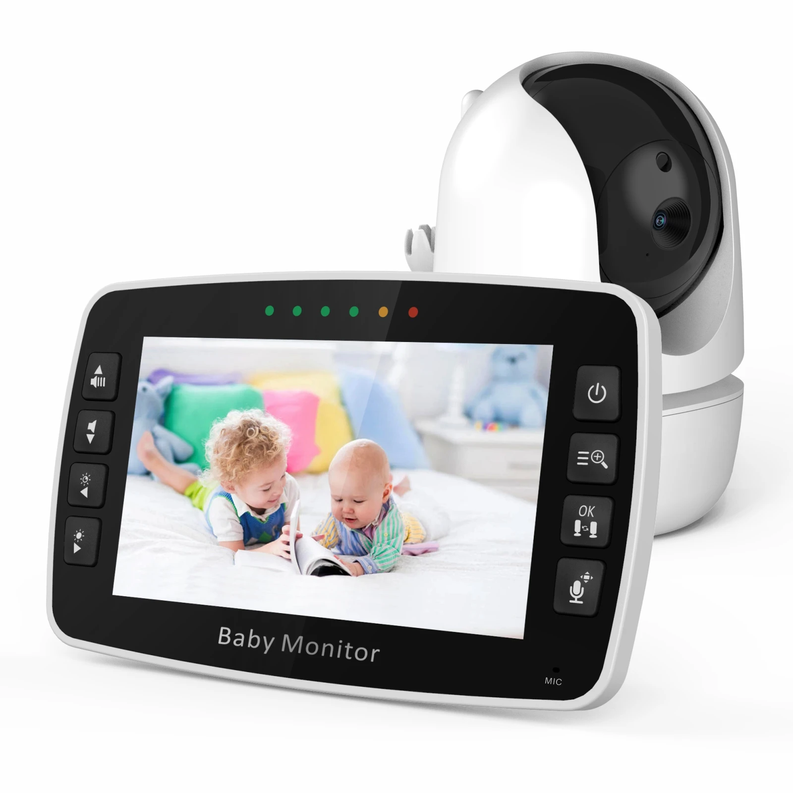 news 4.3inch ips screen wireless ptz intercom baby monitor temperature display nanny cam long distance baby sitter camera news 4.3inch ips screen wireless ptz intercom baby monitor temperature display nanny cam long distance baby sitter camera