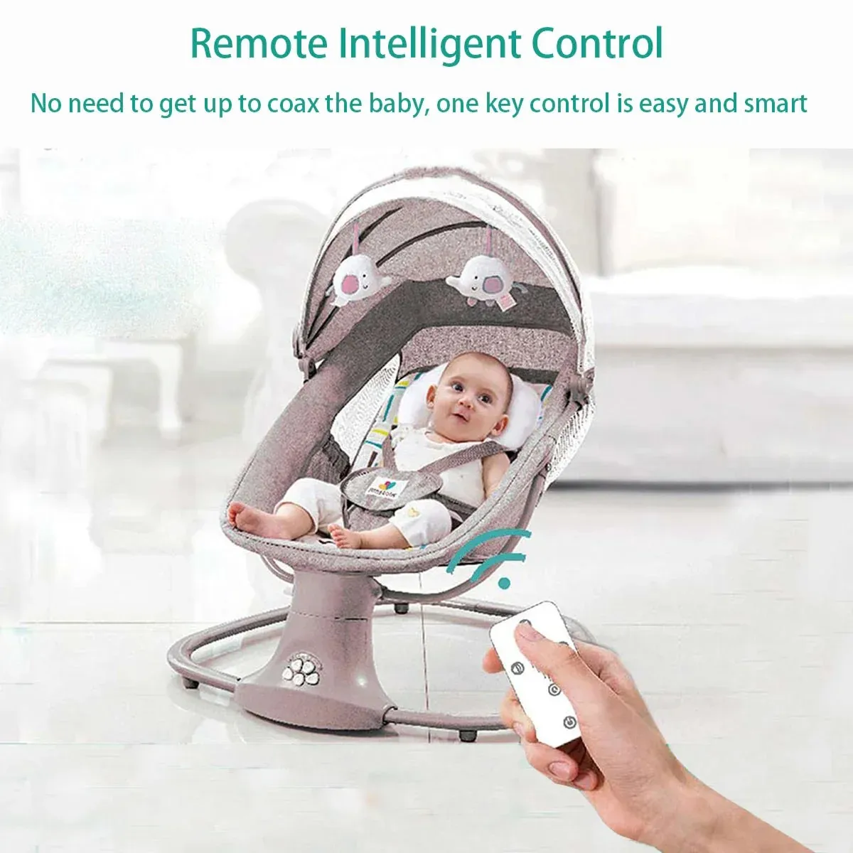 electric baby cradle mosquito net bluetooth music baby rocking chair remote multifunctional baby crib for newborns baby items electric baby cradle mosquito net bluetooth music baby rocking chair remote multifunctional baby crib for newborns baby items