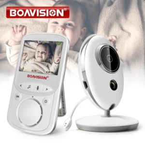 wireless lcd audio video baby monitor vb605 radio nanny music intercom ir 24h portable baby camera baby walkie talkie babysitter