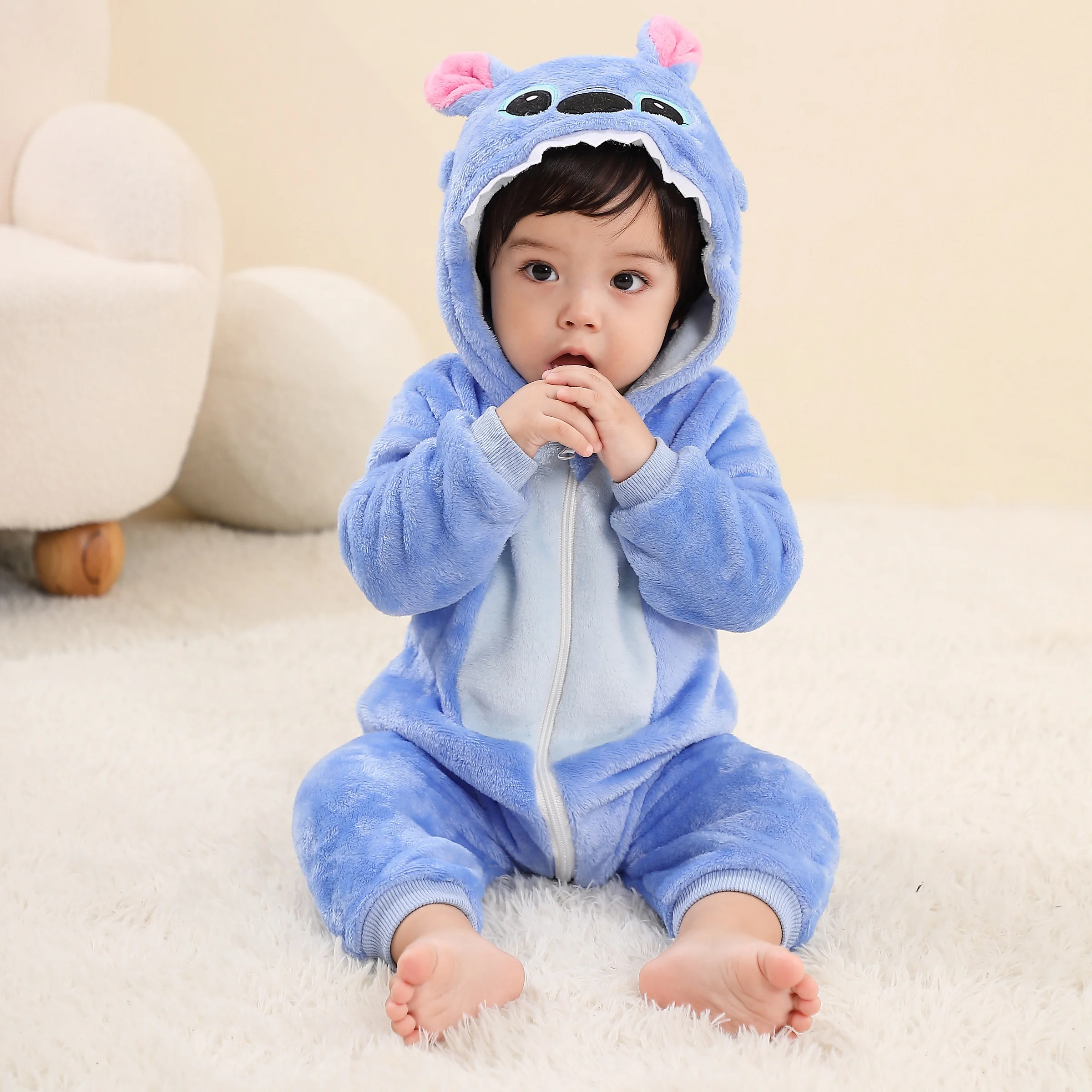 baby kigurumi stitch cartoon romper infant kids animal jumpsuit toddler clothes bodysuits girls boys cosplay pyjamas costumes baby kigurumi stitch cartoon romper infant kids animal jumpsuit toddler clothes bodysuits girls boys cosplay pyjamas costumes